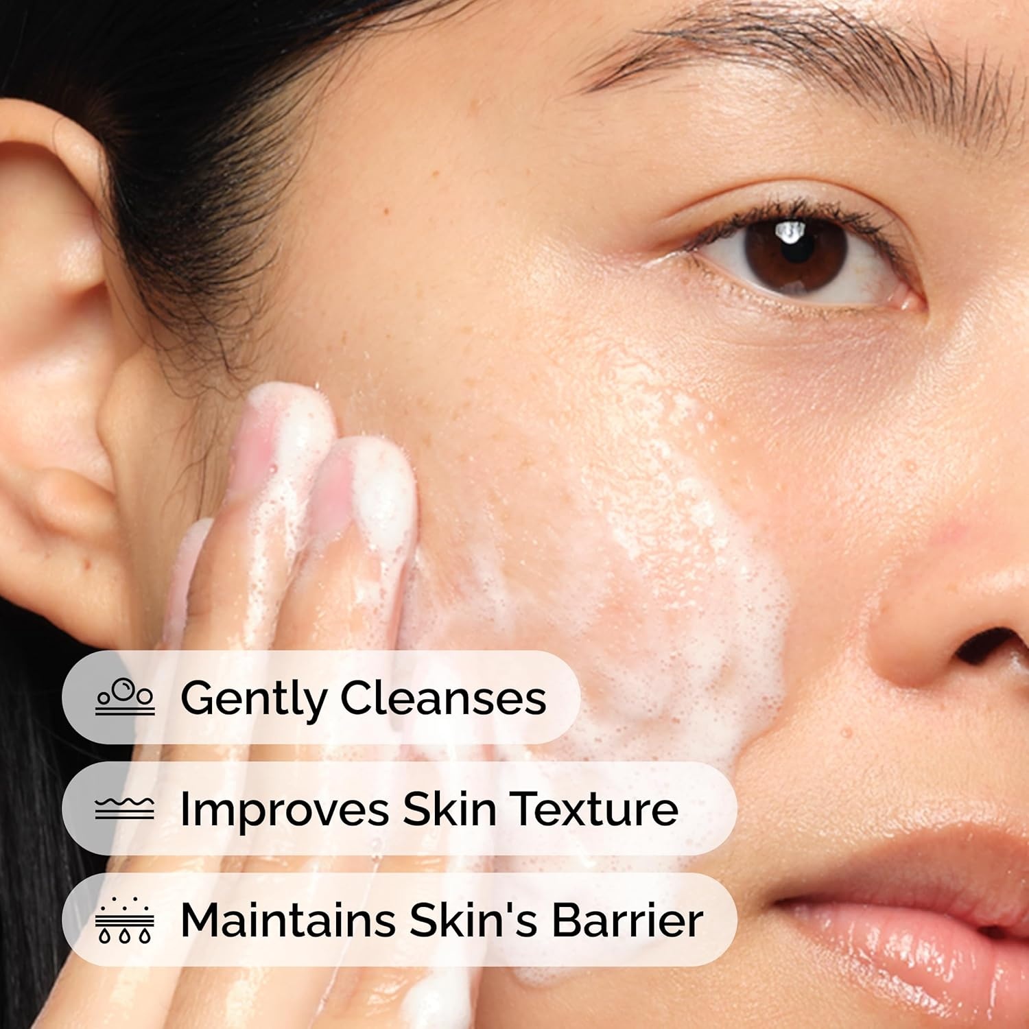 image:imageThe Ordinary Glucoside Foaming Cleanser Gentle Foaming Face Wash for All Skin Types Including Sensitive Skin 51 Fl Oz51 Fl Oz Pack of 1