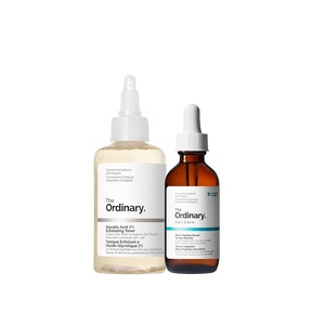 image:imageThe Ordinary Hair and Scalp Collection Haircare Set Glycolic Acid 7 Exfoliating Toner and MultiPeptide Serum for Hair Density