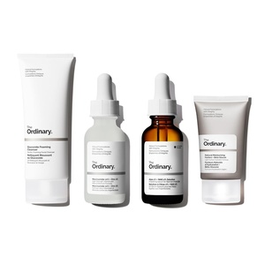 image:imageThe Ordinary Sensitive Skin Collection Skin Care BundleBlemishProne Skin Glucoside Foaming Cleanser Aloe 2  NAG 2 Solution Niacinamide 10  Zinc 1 Natural Moisturizing FactorsBeta Glucan