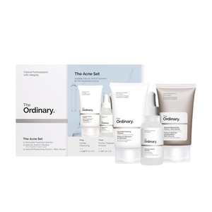image:imageThe Ordinary The Acne Set 3Step Skin Regimen with Glucoside Foaming Cleanser Salicylic Acid 2 Solution and Natural Moisturizing Factors  Beta Glucan  Skin Care Set