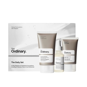 image:imageThe Ordinary The Daily Set Daily Skincare Routine with Squalane Cleanser Hyaluronic Acid 2  B5 and Natural Moisturizing Factors  HA  Skin Care Set
