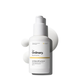 image:imageThe Ordinary UV Filters SPF 45 Serum Sunscreen for Face Lightweight Hydrating BroadSpectrum Sunscreen UVAUVB Protection NonComedogenic No White Cast 2 Fl Oz2 Fl Oz Pack of 1